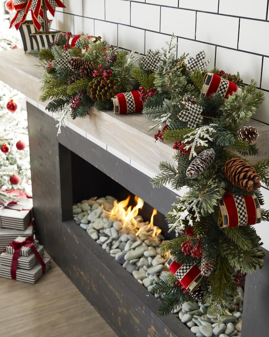 MacKenzie-Childs Classic Courtly Garland | Neiman Marcus