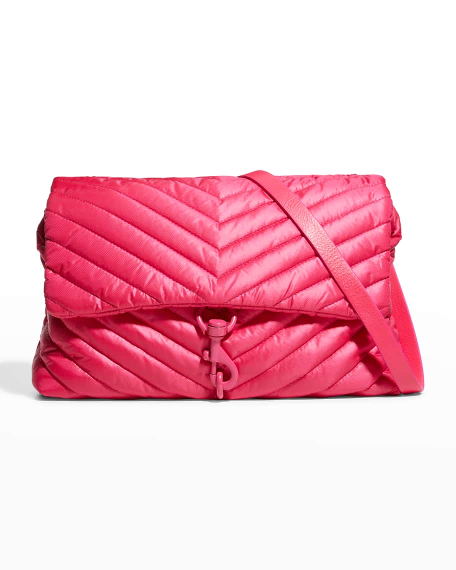 Edie Parker Logo Shoulder Bag in Pink