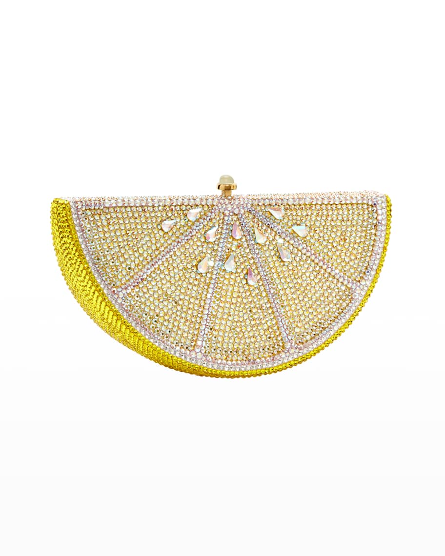 Judith Leiber Couture Women's Slice Lemon Crystal Clutch