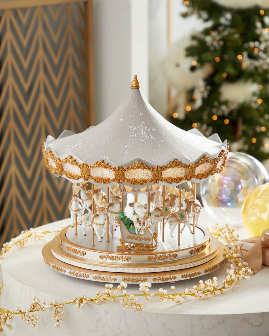 Neiman Marcus Swarovski Crystal Carousel, 16" | Neiman Marcus