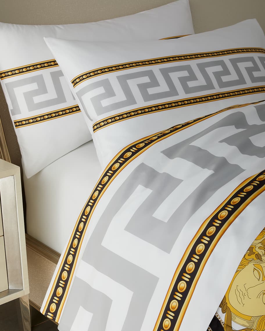 Versace La Coupe Des Dieux King Sheet Set Neiman Marcus