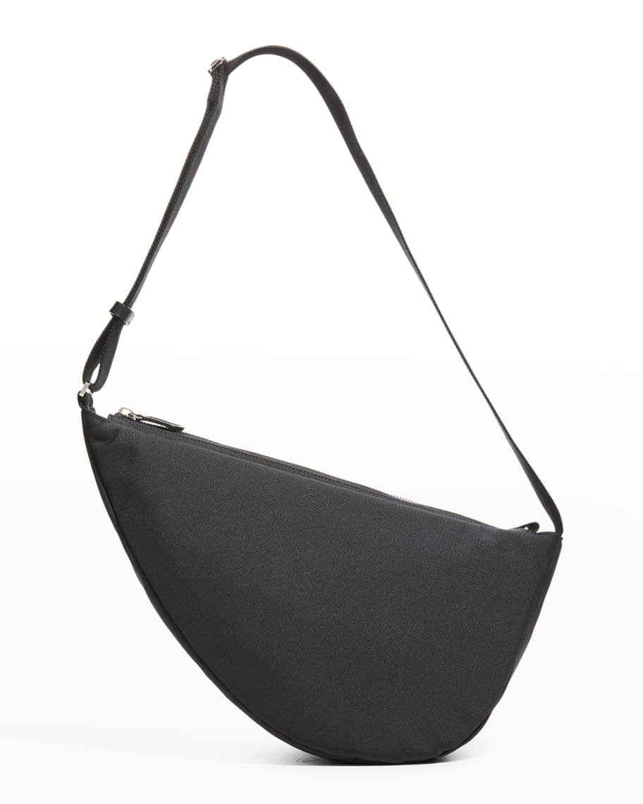 The Row Two Slouchy Banana Bag in Black