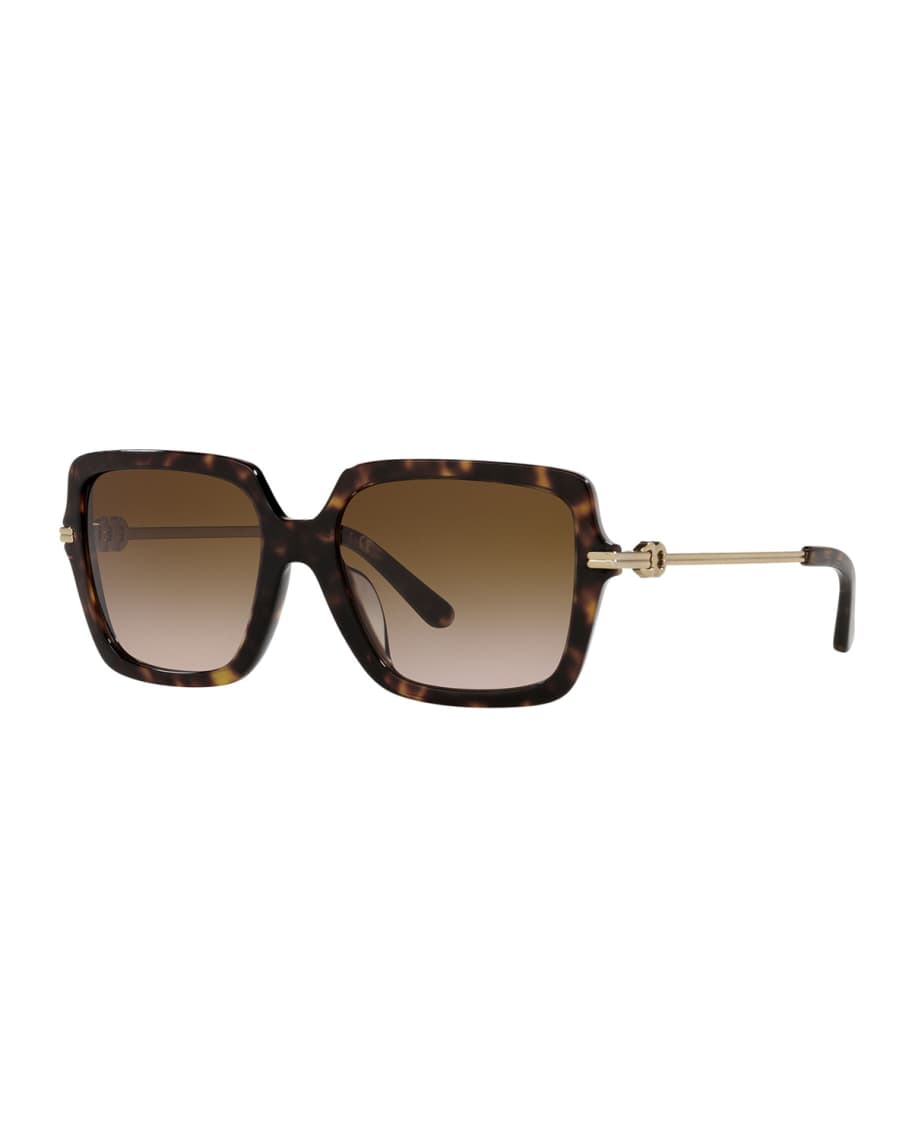 Tory Burch Oversized Square Acetate Sunglasses | Neiman Marcus