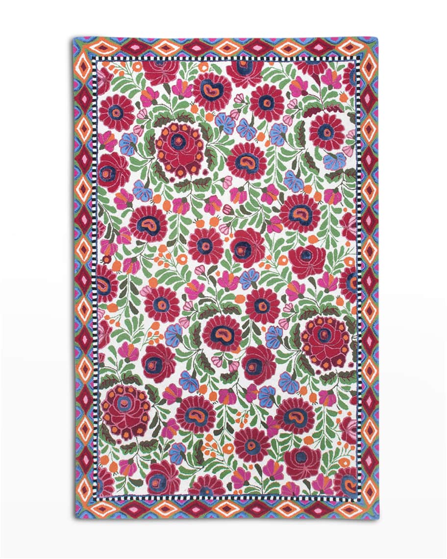 MacKenzieChilds Caravan Rug, 5' x 8' Neiman Marcus