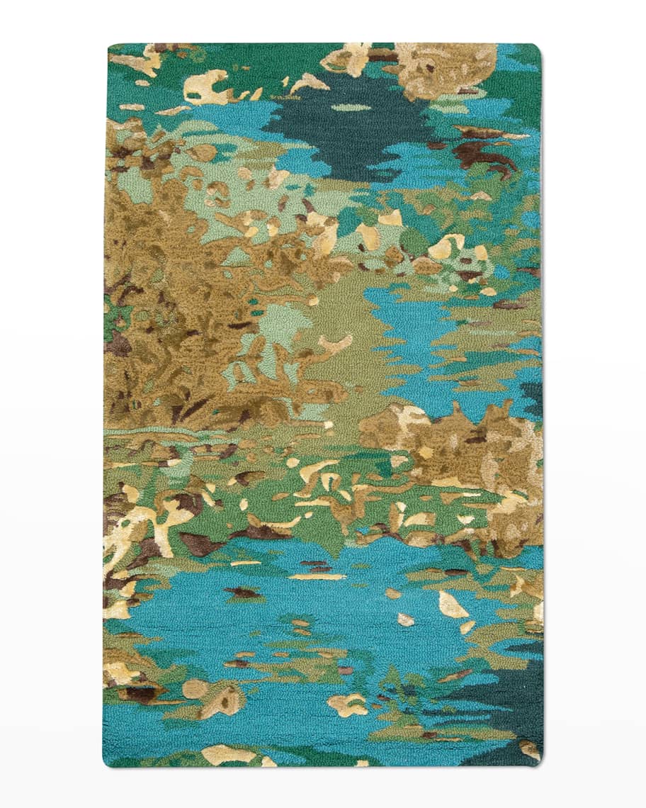MacKenzieChilds Verdant Dream Rug 2 Ft 3 In x 3 Ft 9 In Neiman Marcus