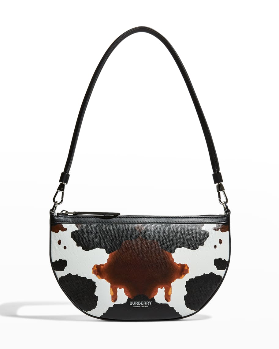 Olympia printed leather shoulder bag