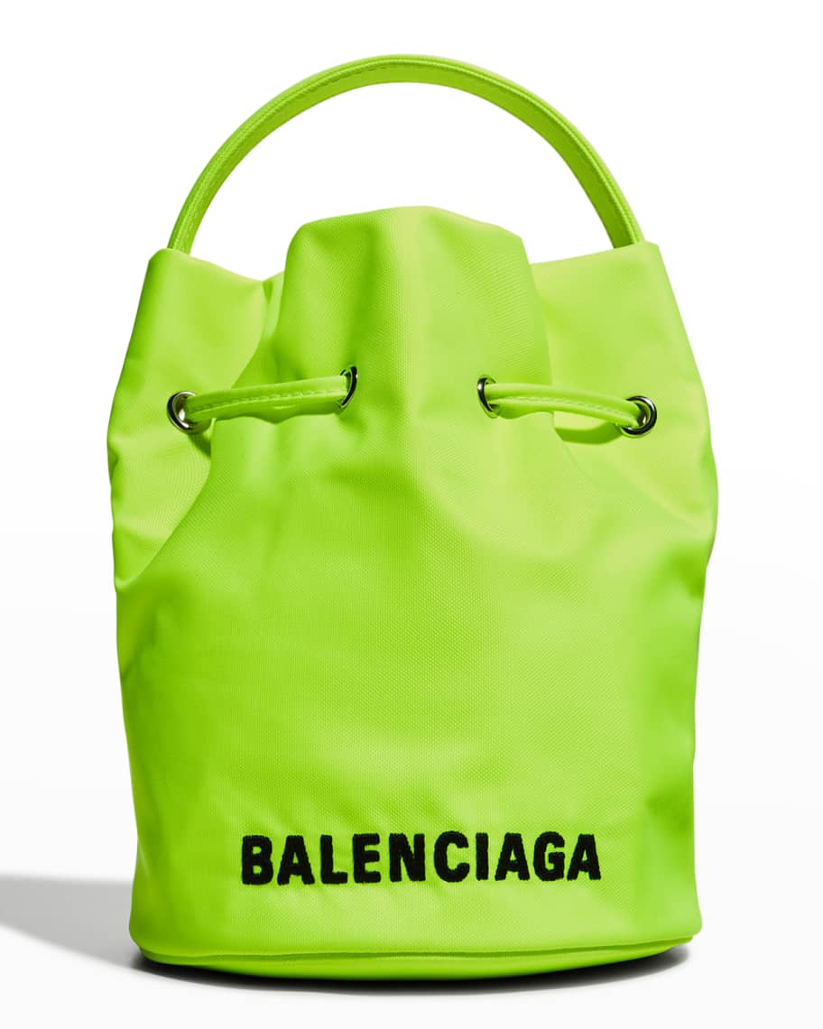 Balenciaga XS Wheel Drawstring Bucket Bag - Farfetch
