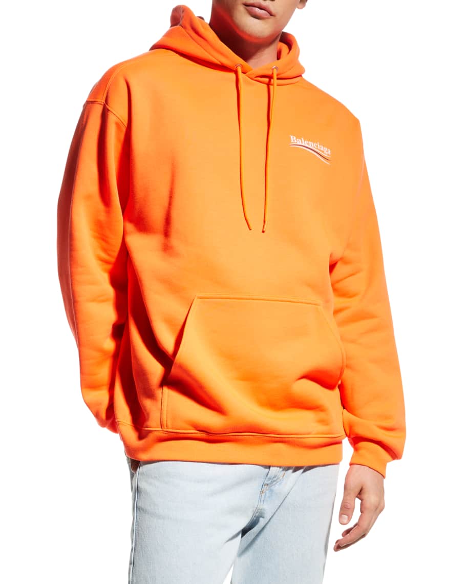 Balenciaga hoodie mens new arrivals orange