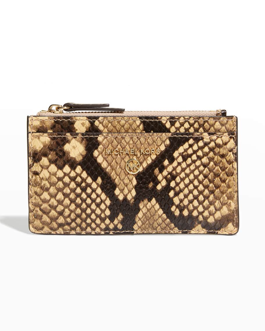 Michael kors snake embossed wallet Clearance