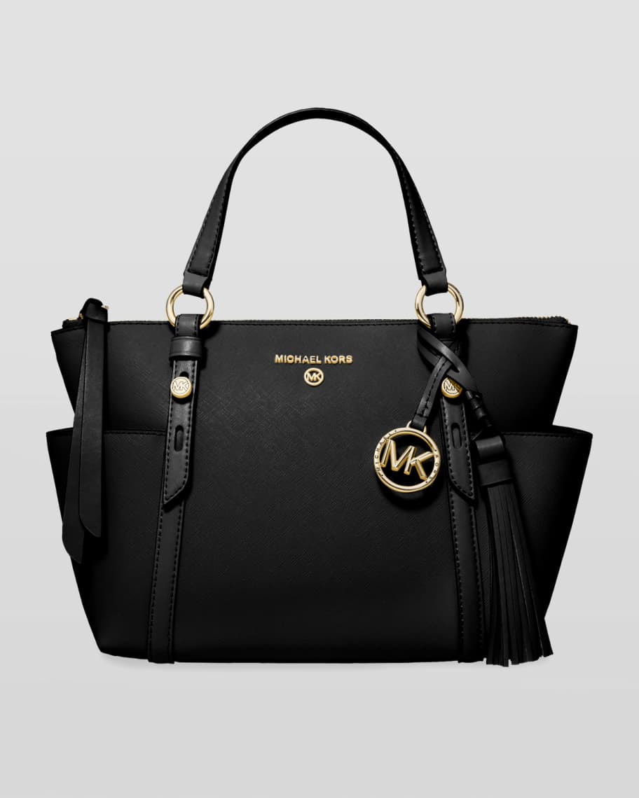  Michael Kors Sullivan Large Top Zip Tote Black One Size :  Clothing, Shoes & Jewelry