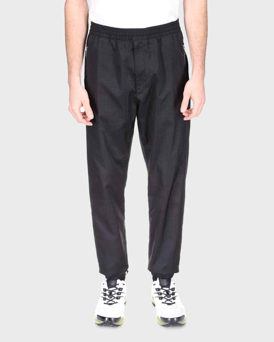 Givenchy Men's 4G Nylon Jacquard Jogger Pants | Neiman Marcus