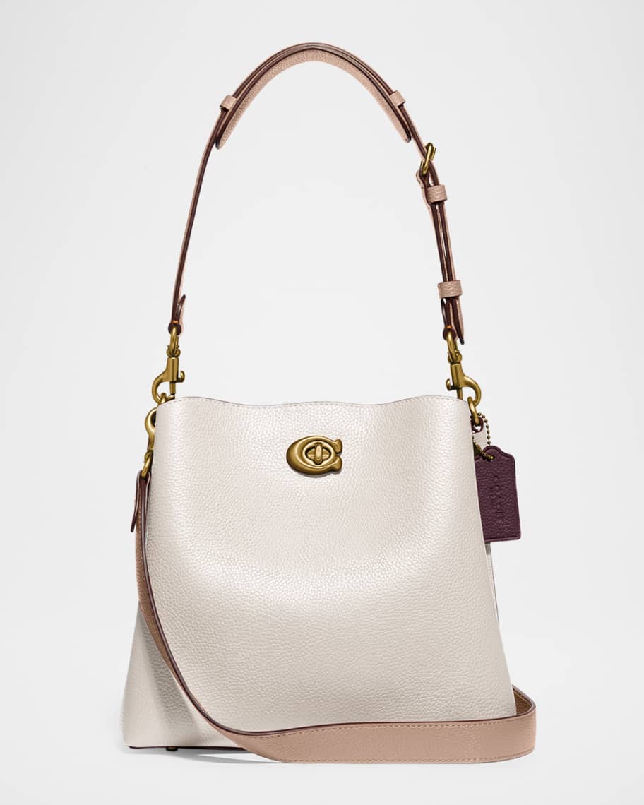 Coach leather bucket bag hot sale