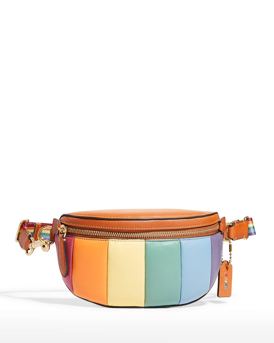 Coach, Bags, Coach Snap Wallet With Rainbow Colorblock