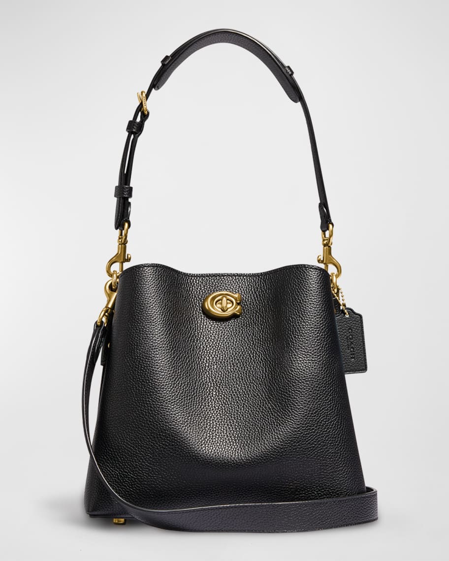 Coach Willow 24 Pebbled Leather Bucket Bag | Neiman Marcus