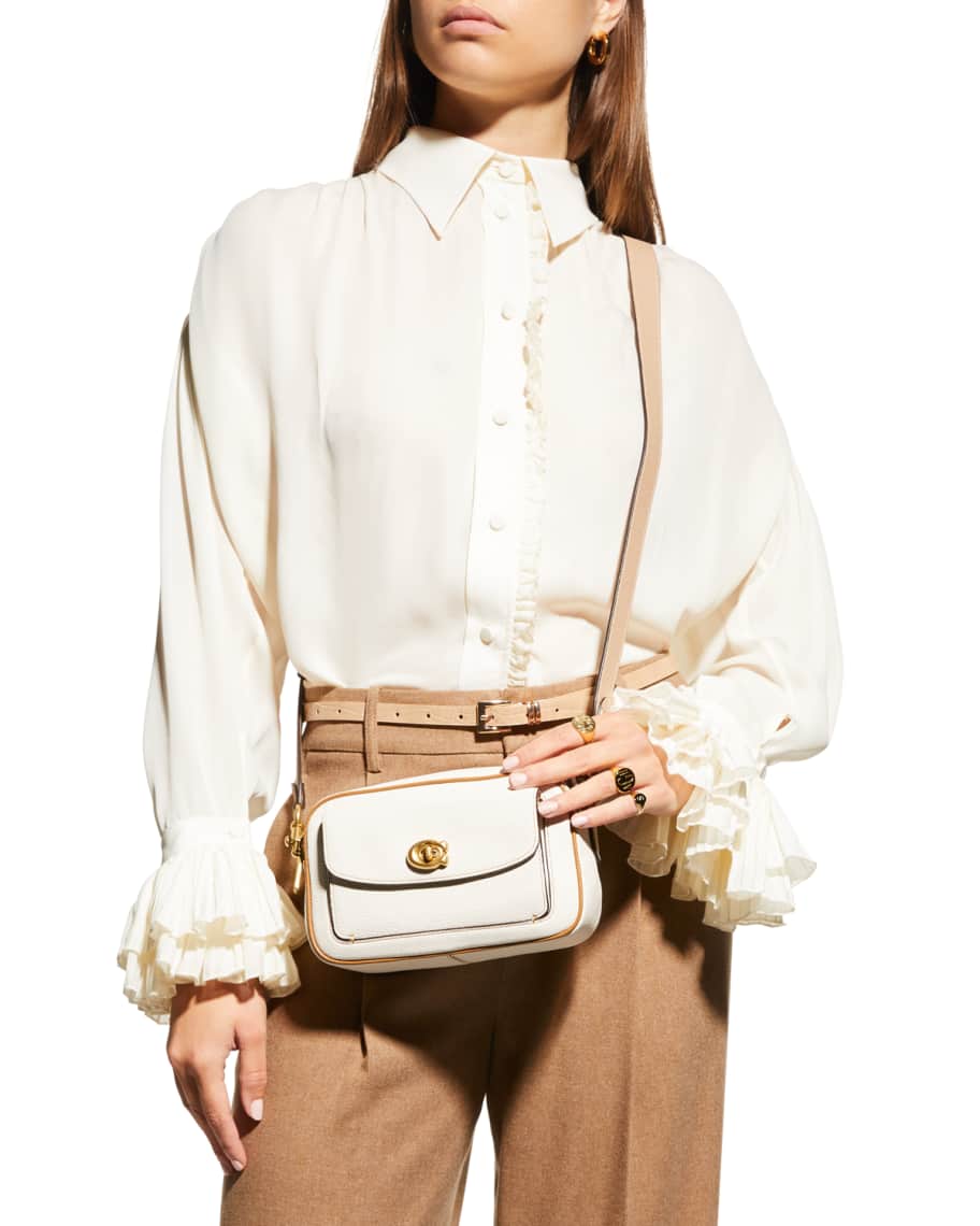 leather camera crossbody