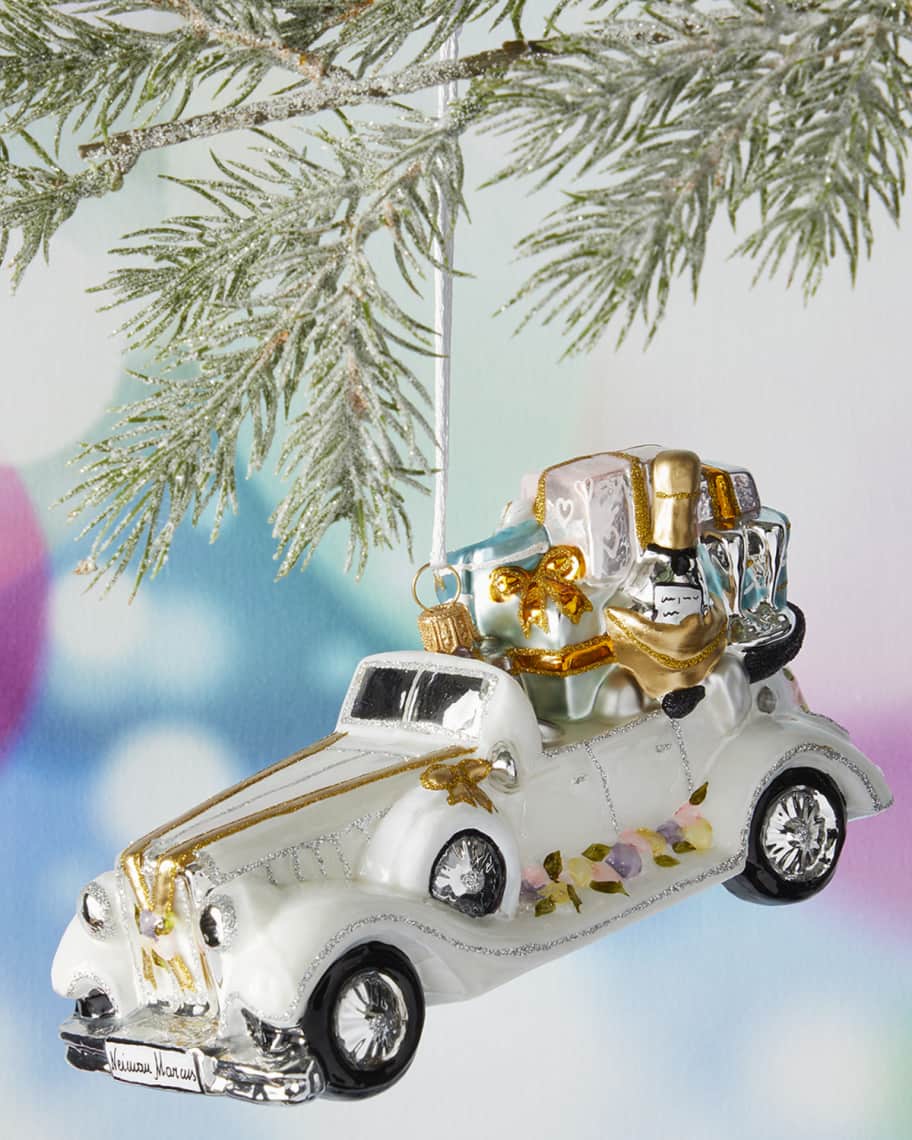 Neiman Marcus Wedding Car Christmas Ornament