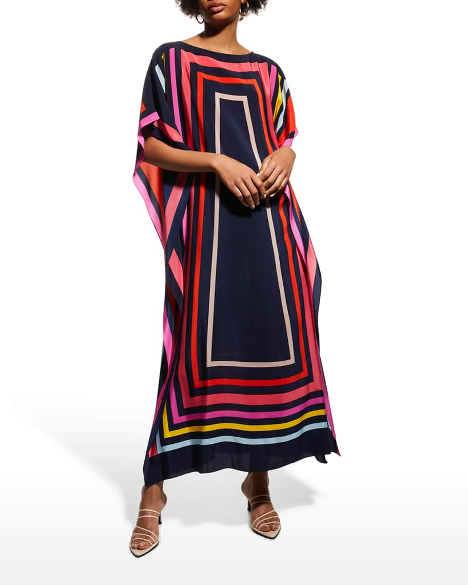 Trina Turk Theodora Silk Maxi Dress Neiman Marcus