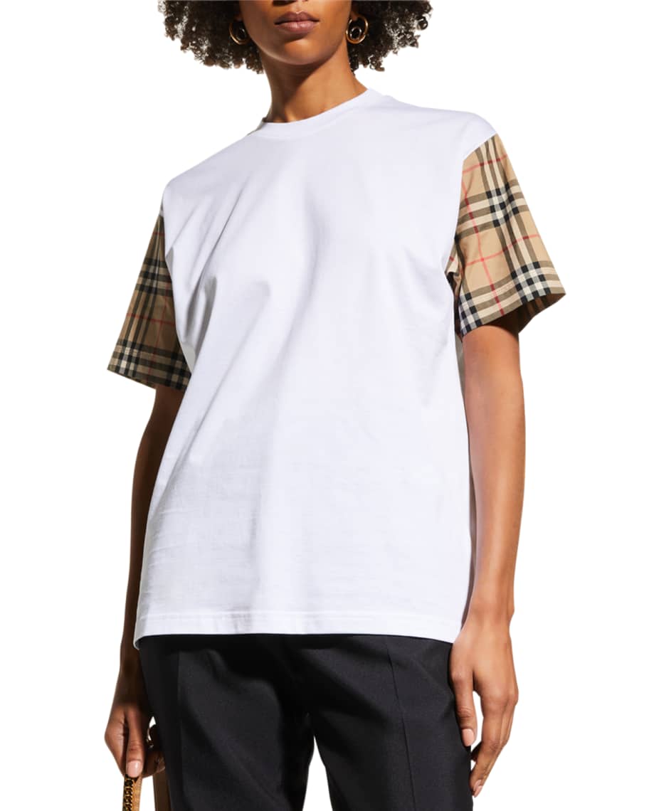 Burberry Oversized Vintage Check T-Shirt | Neiman Marcus