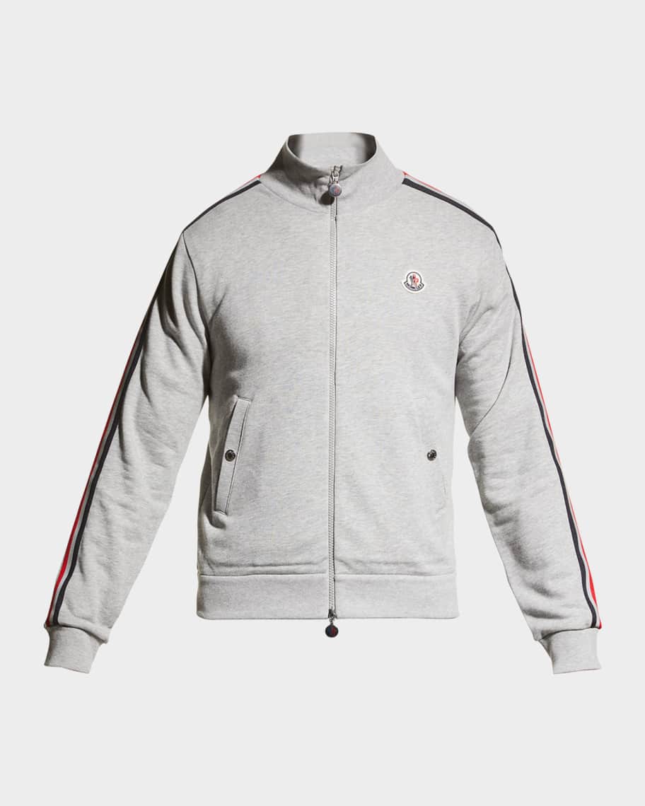 Moncler track hot sale jacket mens