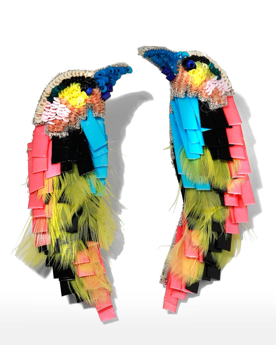 Bird Watch: Bergdorf Goodman Pairs Fashion and Feathers