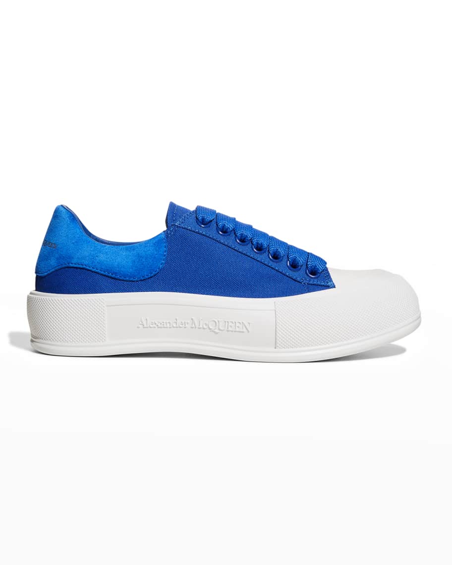 Alexander McQueen Deck Lace Up Plimsoll Sneakers Neiman Marcus