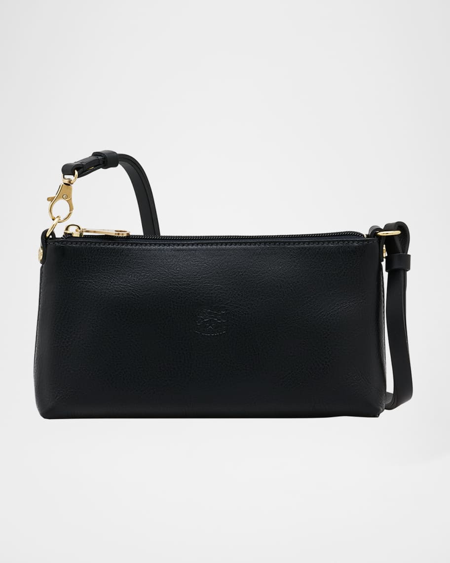 Il Bisonte Mini Zip Leather Crossbody Bag | Neiman Marcus