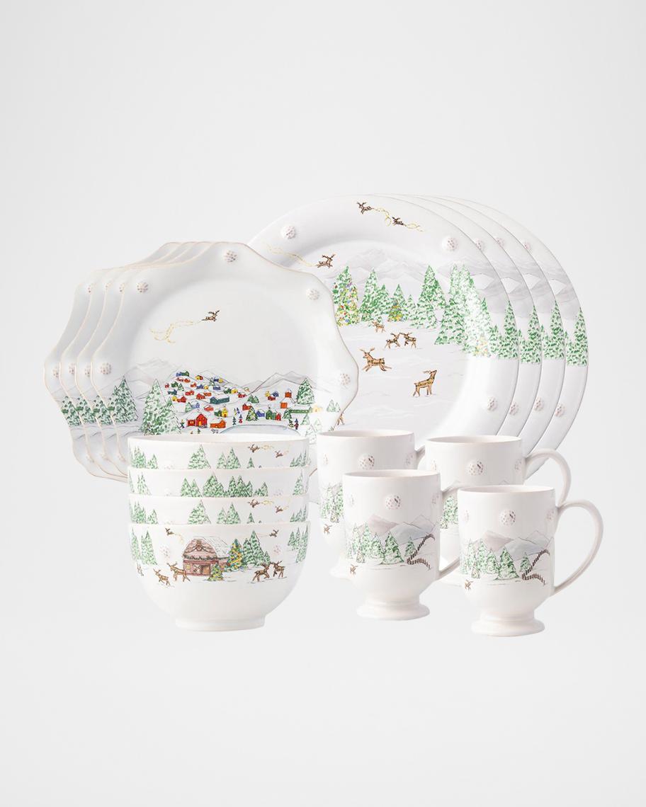 Juliska Berry & Thread North Pole 16pc Place Setting | Neiman Marcus