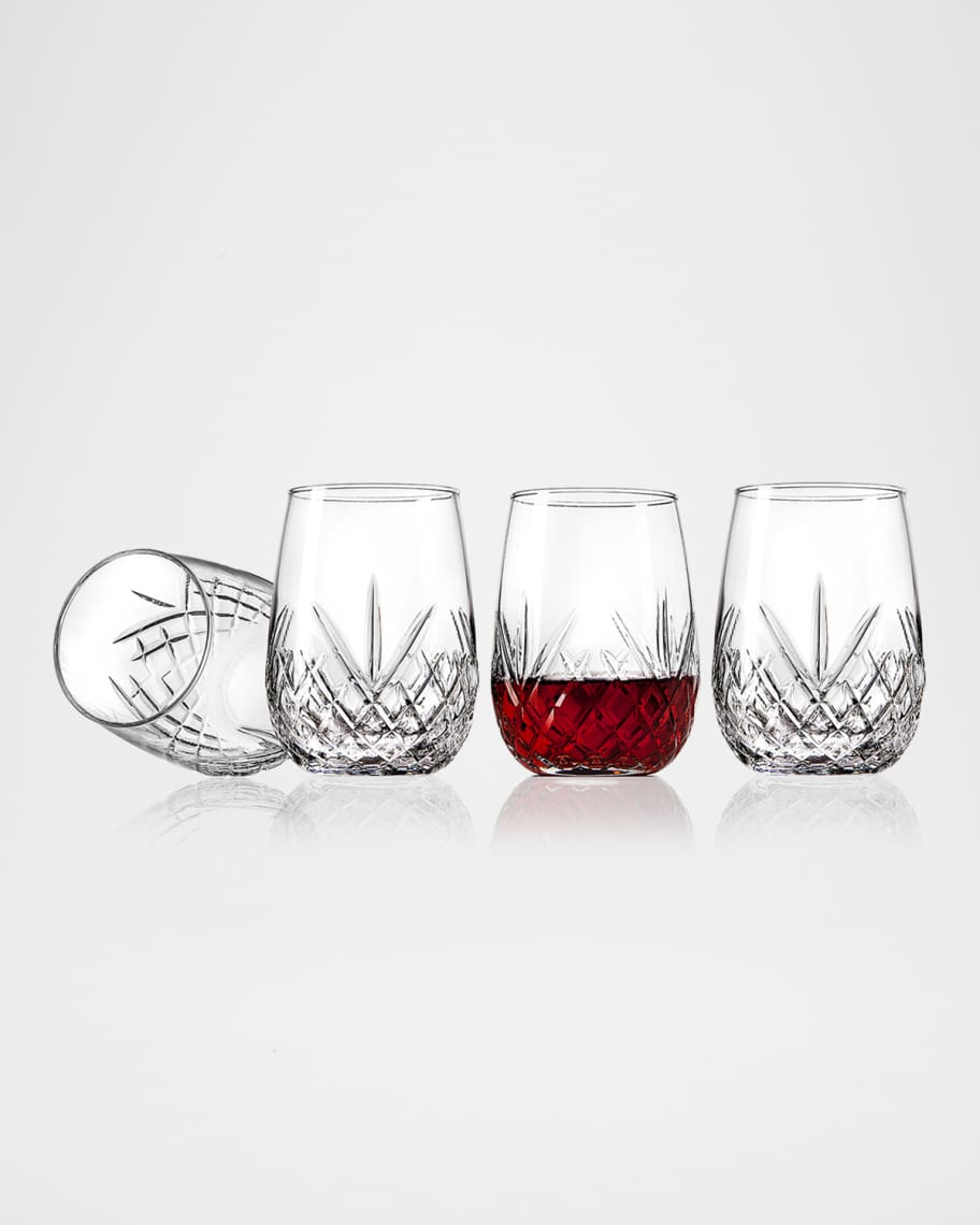 Image 1 of 1: Dublin Stemless Wine Glasses, Set of 4