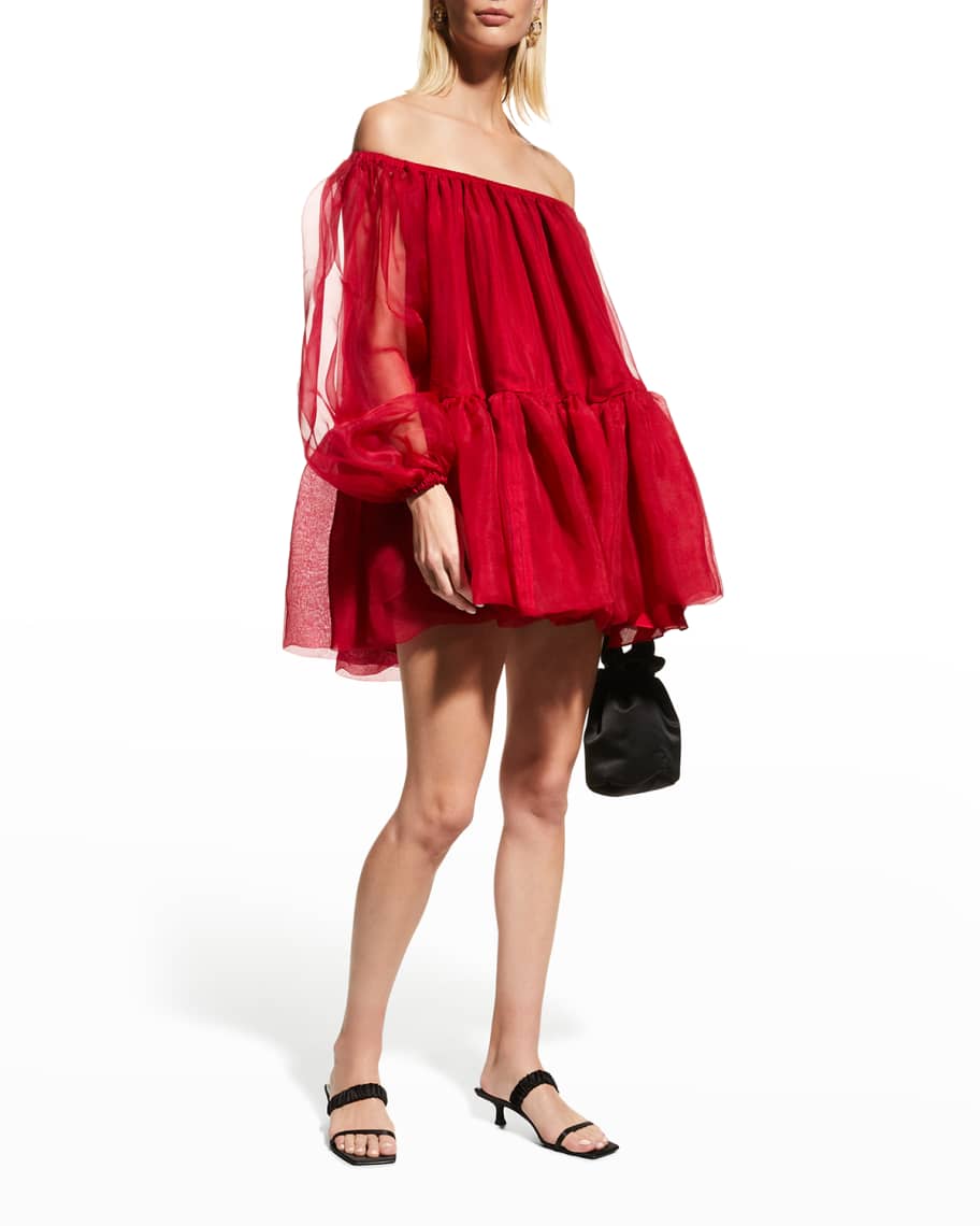Azeeza Ellie Off-Shoulder Mini Dress | Neiman Marcus