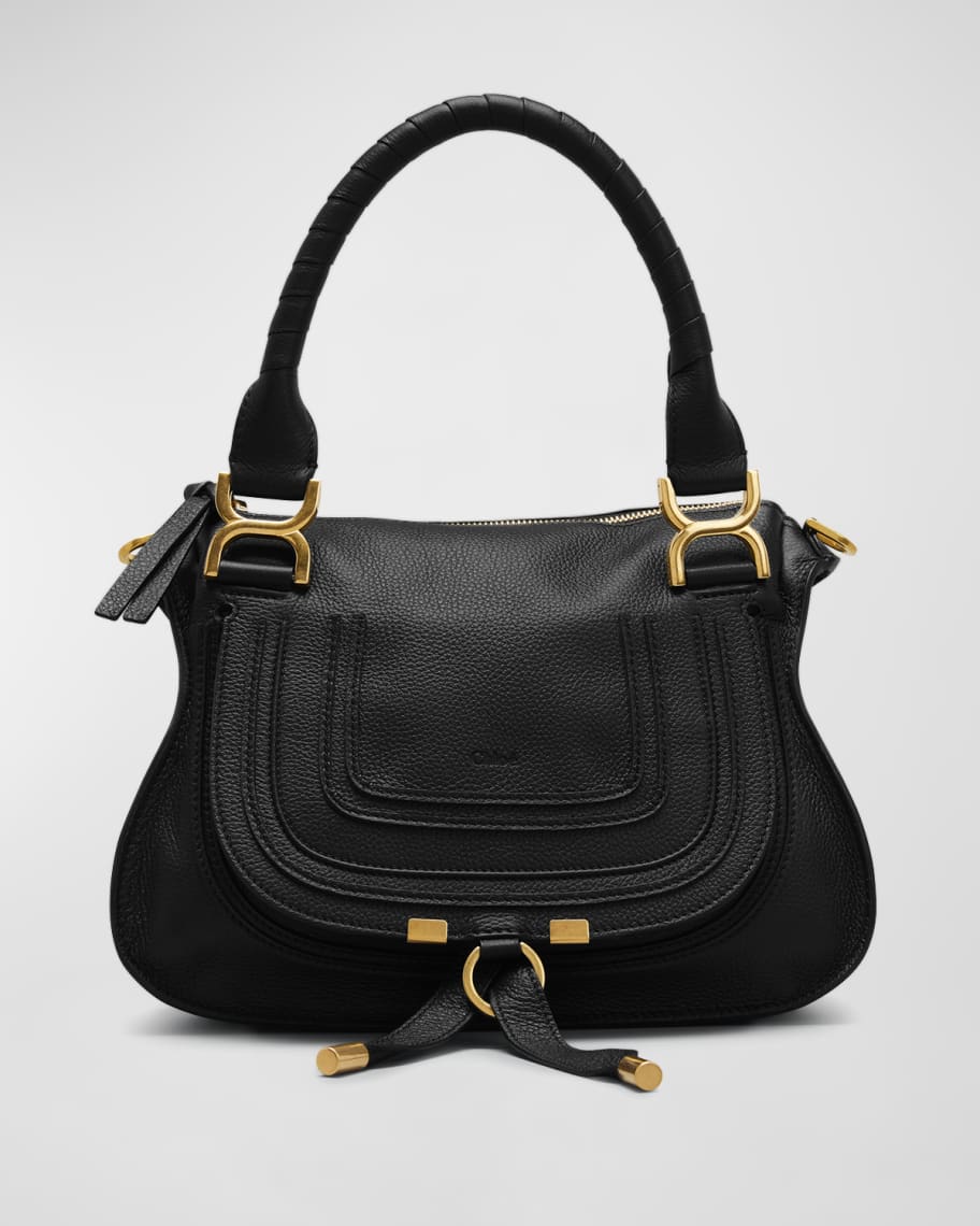 Chloe Marcie Small Leather Satchel Bag | Neiman Marcus