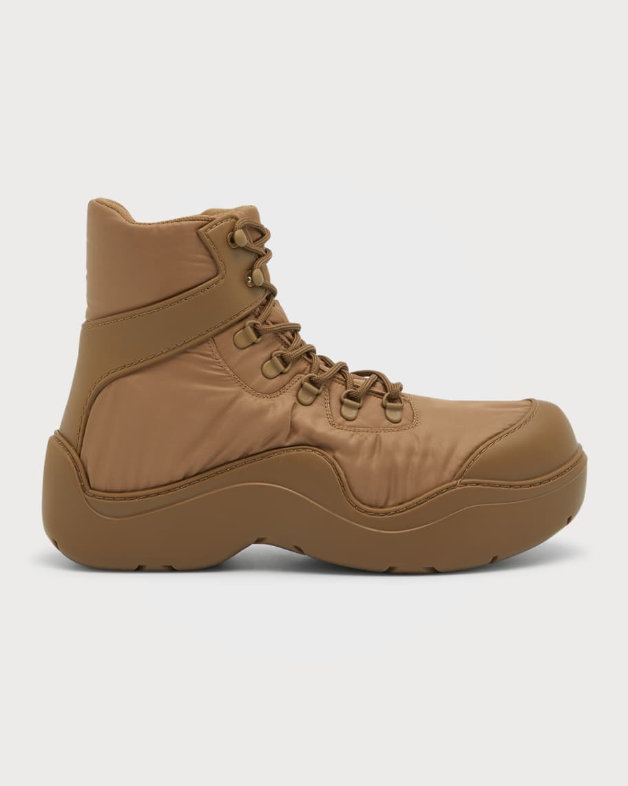 Bottega Veneta Men's Hiking Chunky Boots | Neiman Marcus