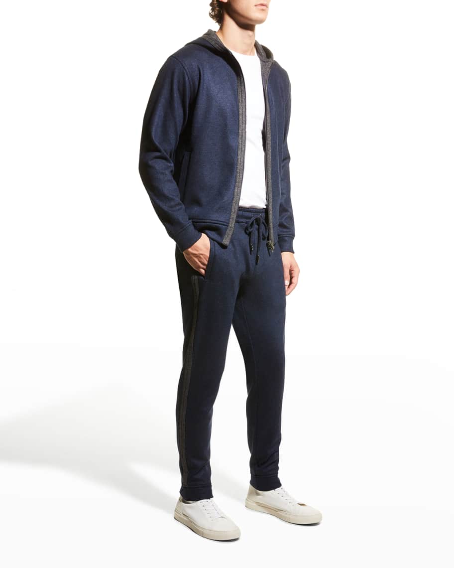 Isaia Men's Double-Face Track Suit Jacket | Neiman Marcus