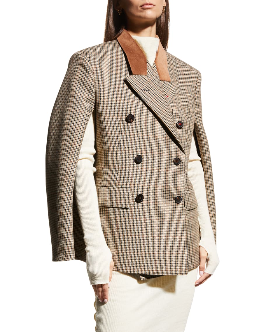 Margiela houndstooth coat sale