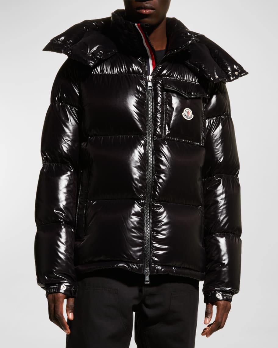 Louis Vuitton Reversible Leather Nylon Jacket BLACK. Size 44