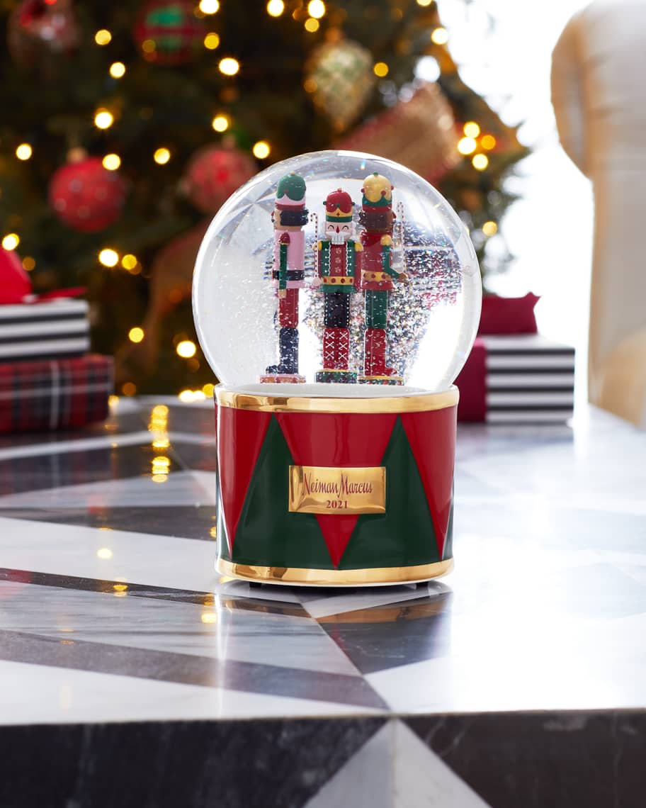 Chanel Snow Globe with Christmas Tree and Shopping Bag operates