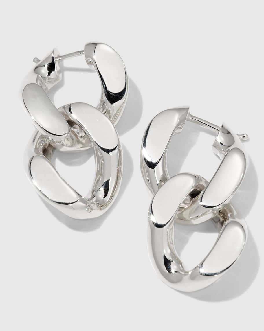 Chains Sterling Silver And Enamel Necklace in Silver - Bottega Veneta