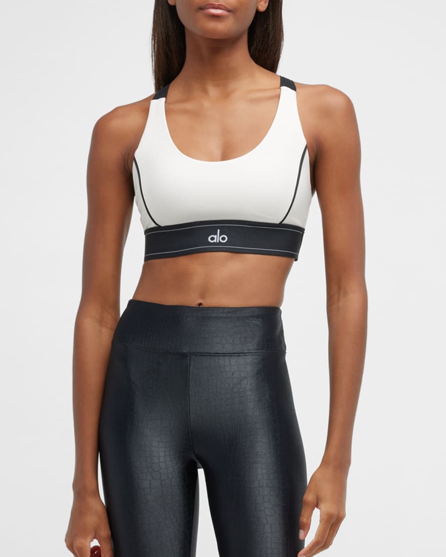Alo Yoga Airlift Suit Up Medium-Impact Sports Bra | Neiman Marcus