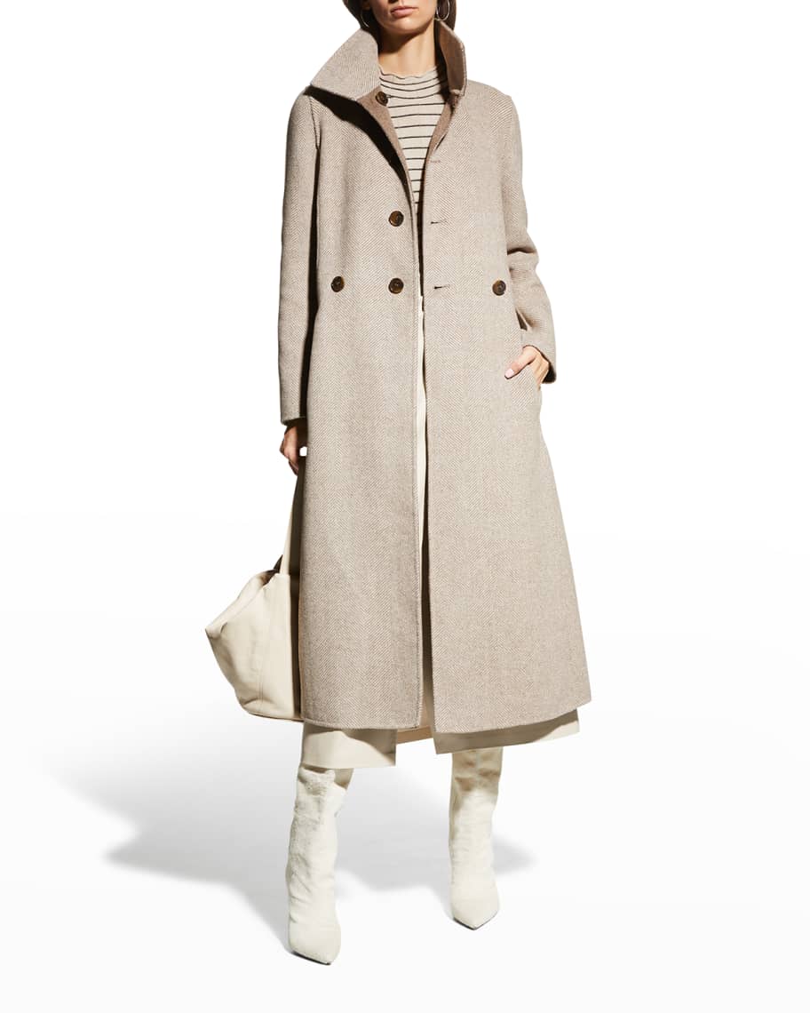 lodret intellektuel æstetisk Emporio Armani Wool-Blend Reversible Coat | Neiman Marcus