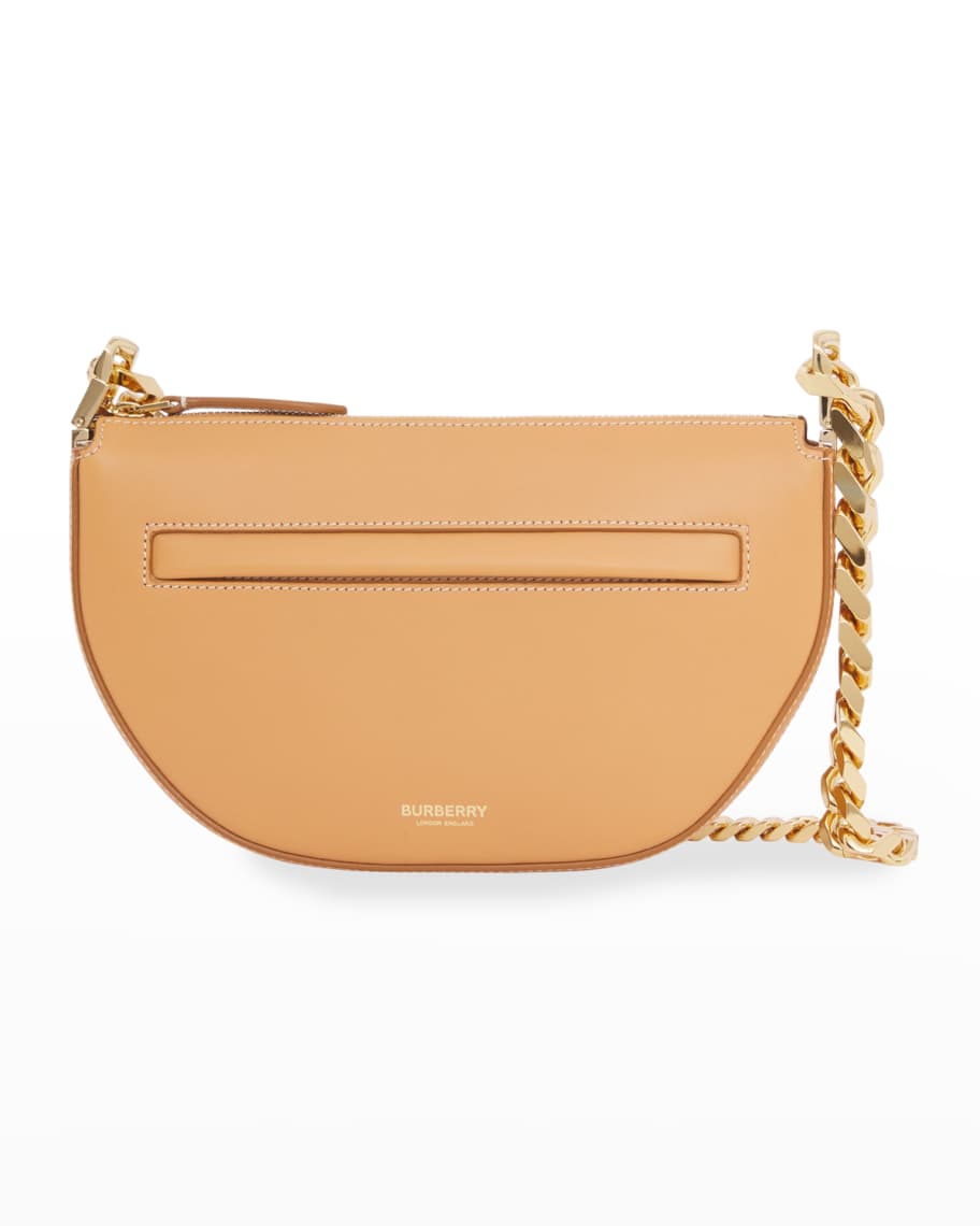 Burberry Mini Olympia Zip Chain Shoulder Bag