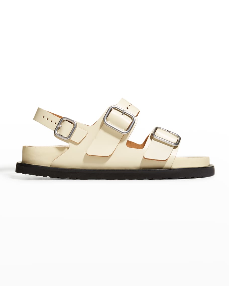 2024-25 秋冬新作  ハイブランドの Sander Jil x Marcus Neiman  | Sandals Slingback Sporty Double-Buckle Milano Birkenstock 靴