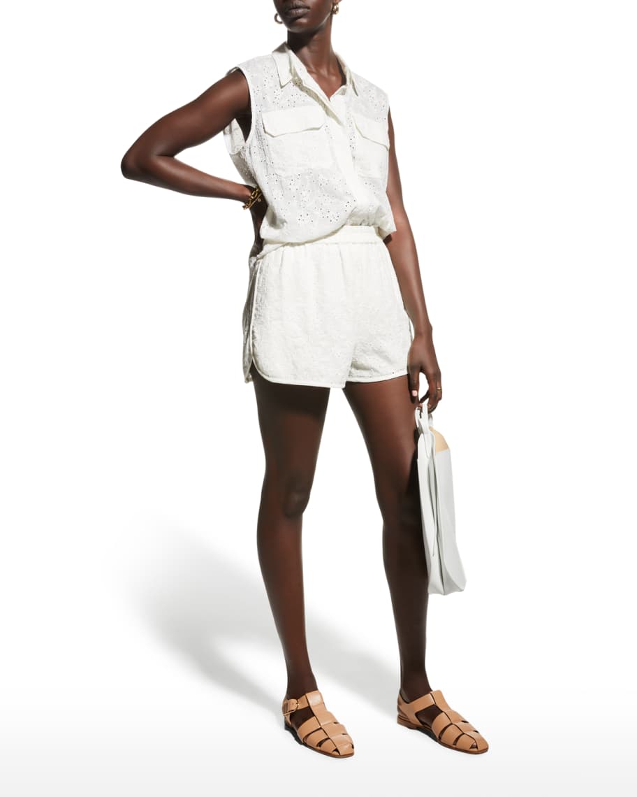 Rag & Bone April Cotton Shorts | Neiman Marcus