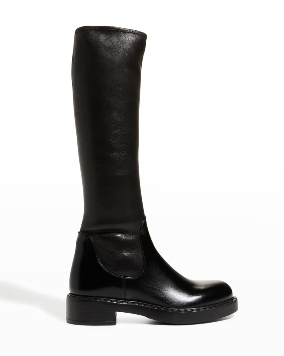 Prada stretch boots on sale