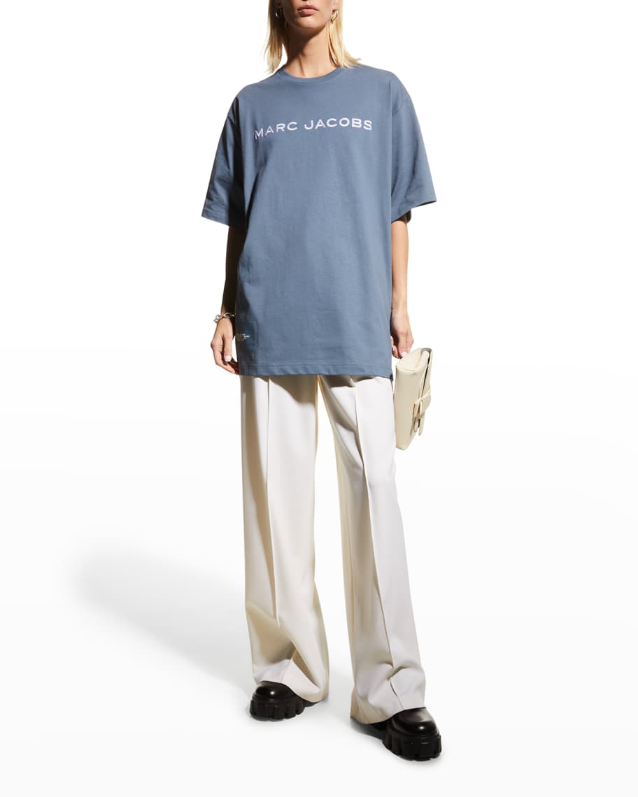 MARC JACOBS ザ モノグラム ビッグTシャツ マークジェイコブス 総柄 お