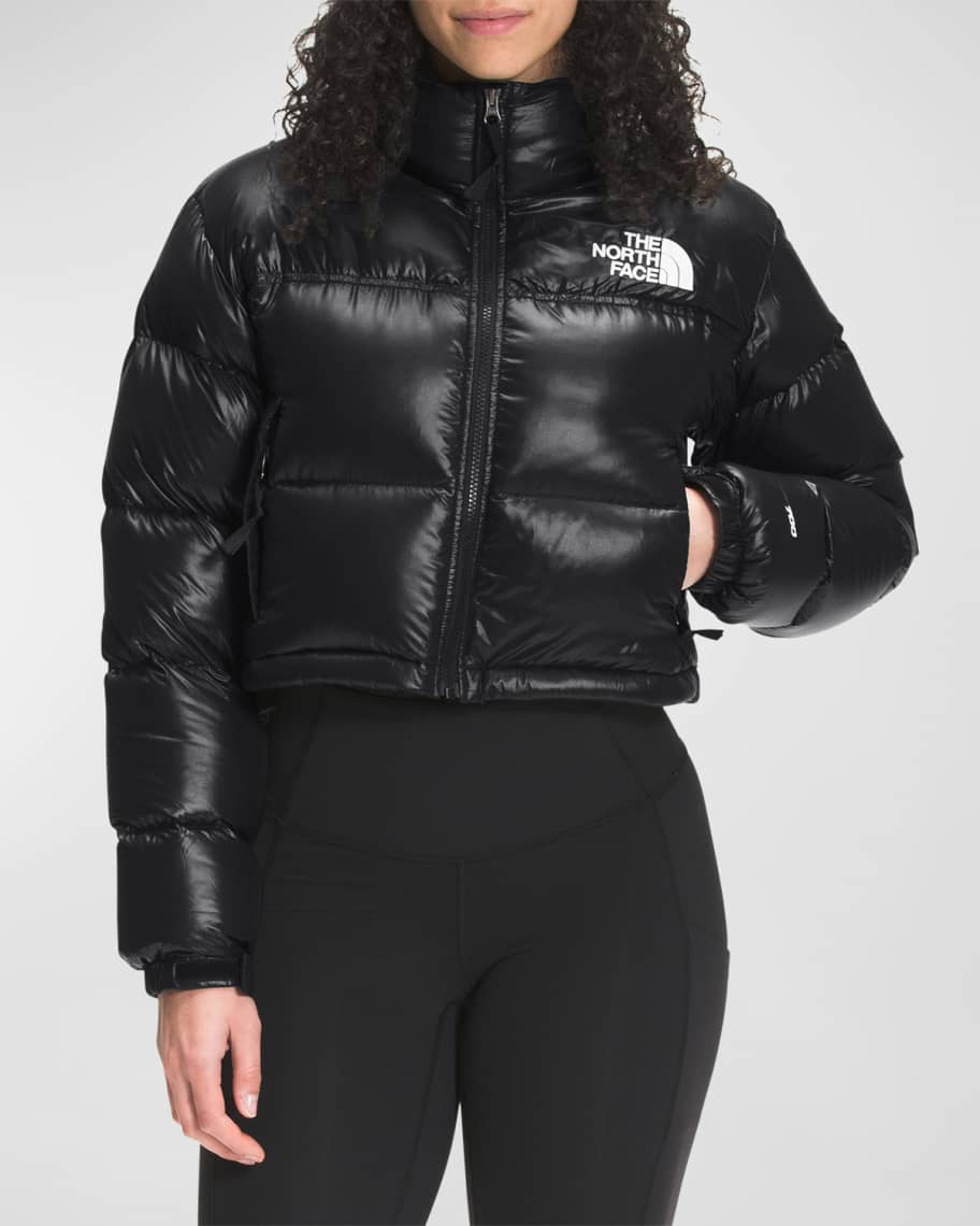 The North Face - Doudoune Crop Femme Nuptse Short A5GGE Noir