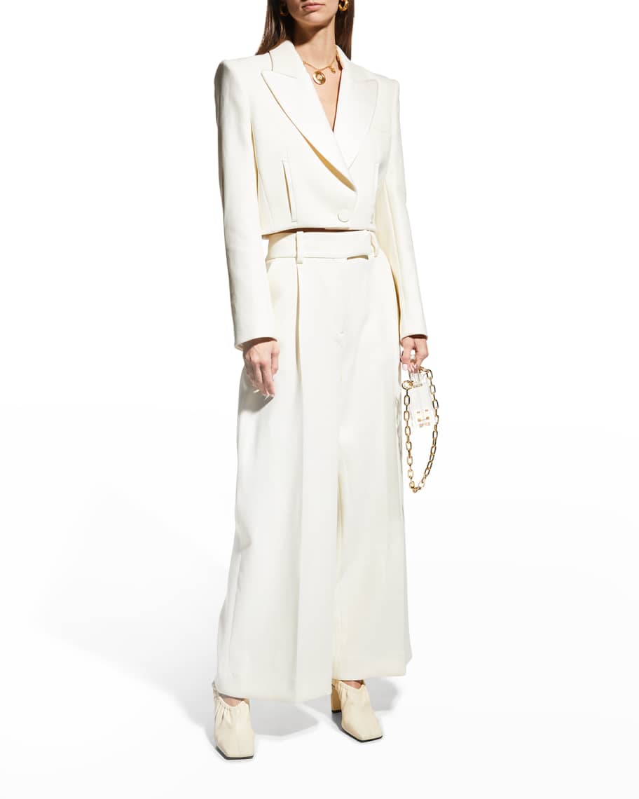 Khaite Lucille Cropped Blazer Neiman Marcus