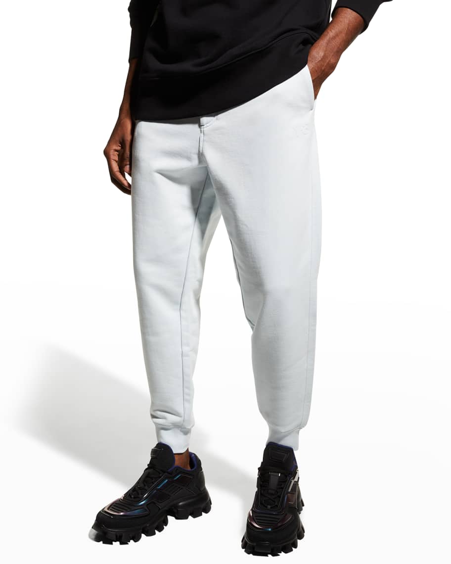 adidas Y-3 Organic Cotton Terry Cuffed Pants - Grey