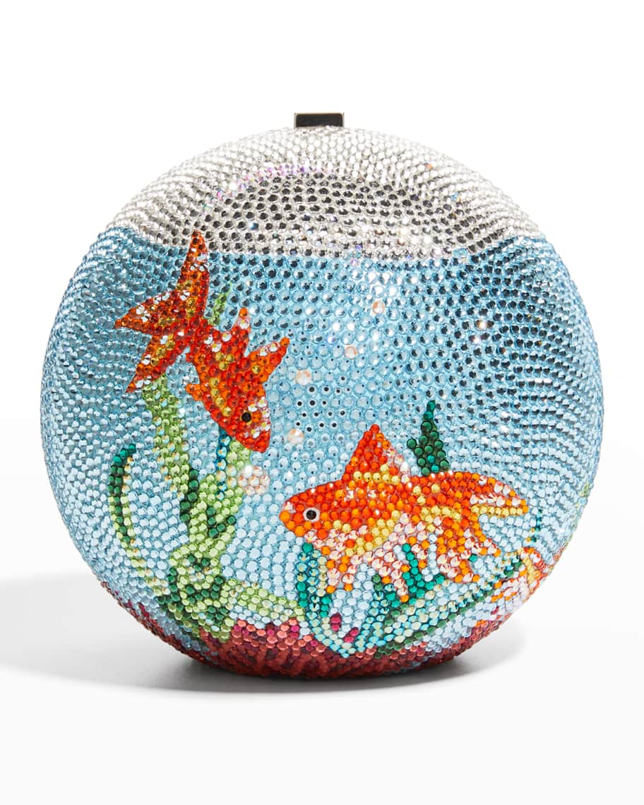 JUDITH LEIBER, Sphere Goldfish Bowl Clutch Bag, Women