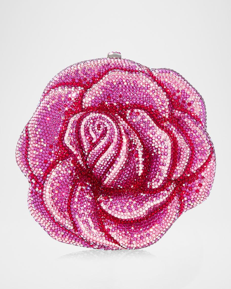 Judith Leiber Couture Rose Josephine Crystal Clutch Bag | Neiman