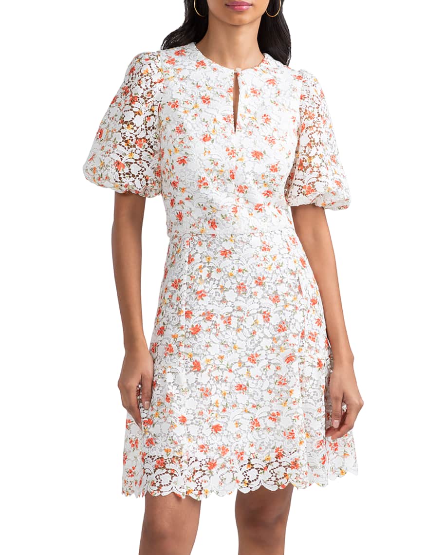 Shoshanna wades puff sleeve dress Clearance