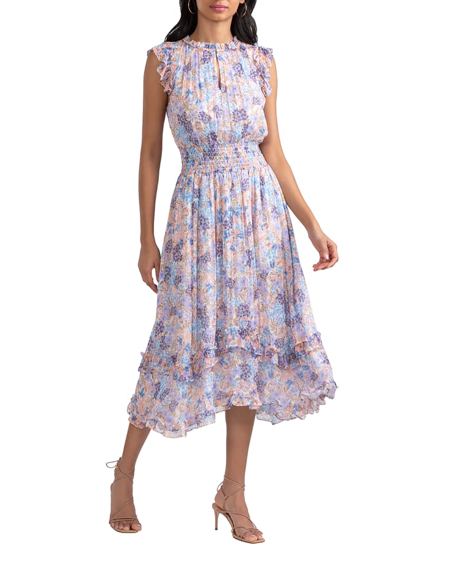 Shoshanna La Jolla Ruffled Dress | Neiman Marcus